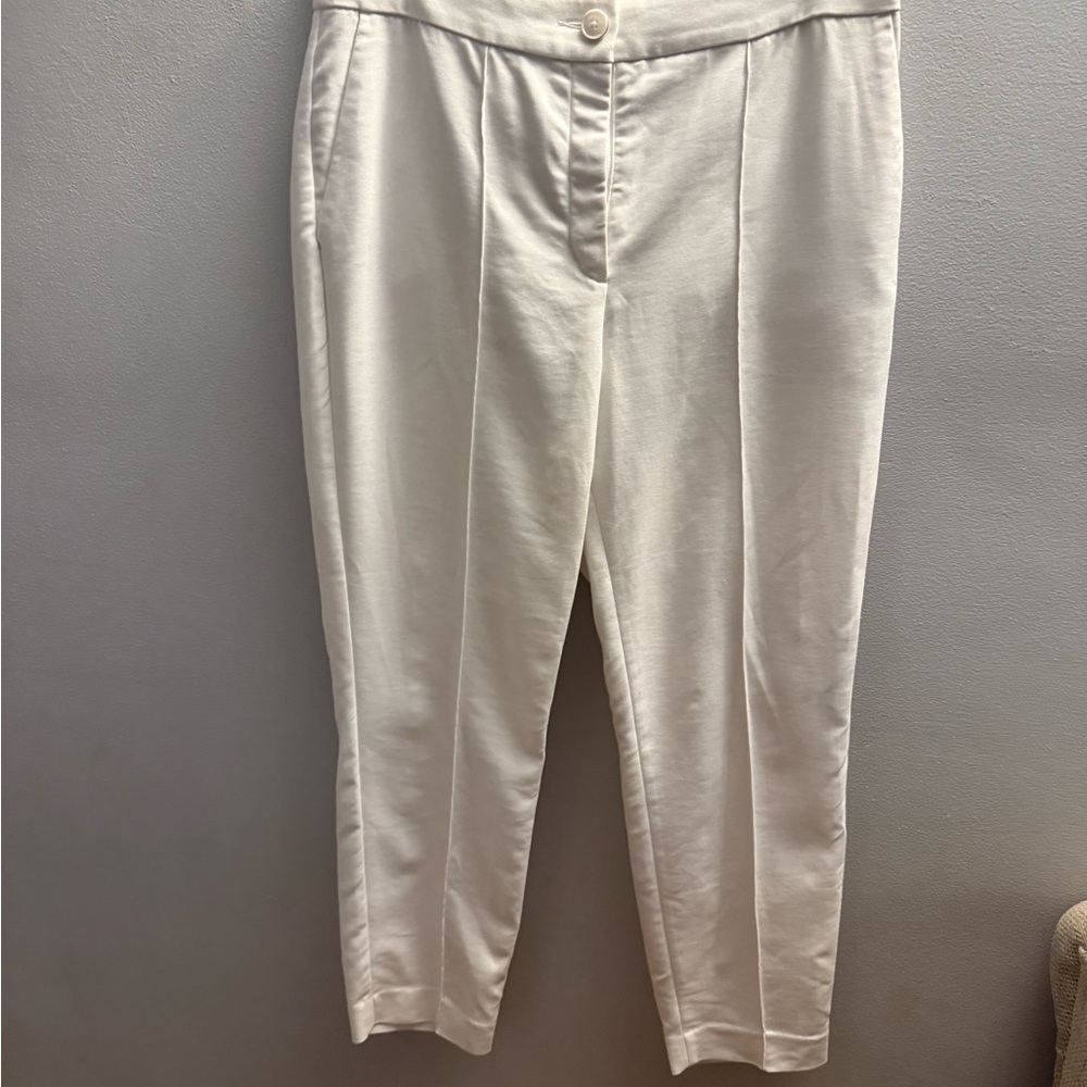 Express Women’s Size 10 White High Rise Ankle Pants